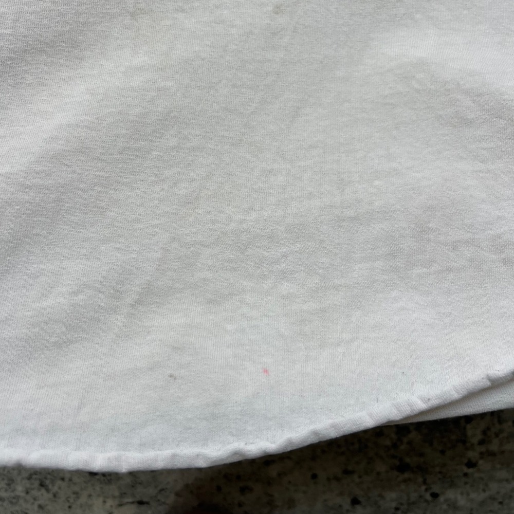 Vintage Predator T-Shirt Mens Medium White Blue Movie Sci-Fi Raglan Alien Y2K - Picture 4 of 14